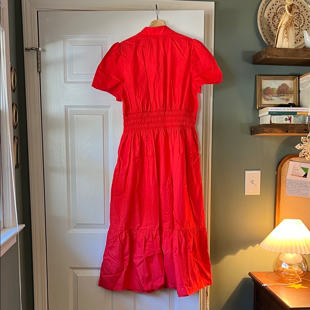 Boden Jane Smocked Shirt Dress - Picture 4 of 5